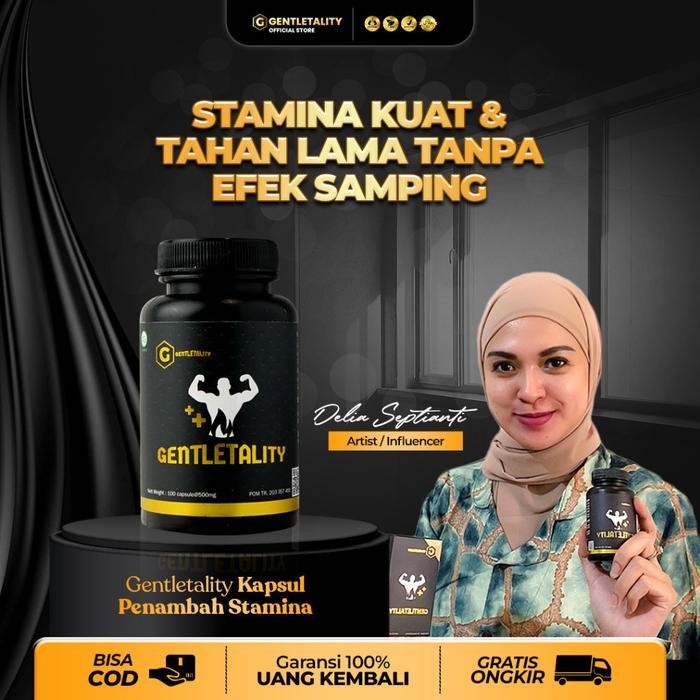 terjaminDiKita- GENTLETALITY - Kapsul Extra Strong Suplemen Herbal Pria Dewasa Terbaik
