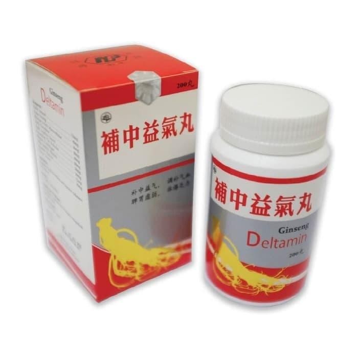 terjaminDiKita- Ginseng Deltamin 200's obat herbal penambah stamina Bu Zhong Yi Qi wan