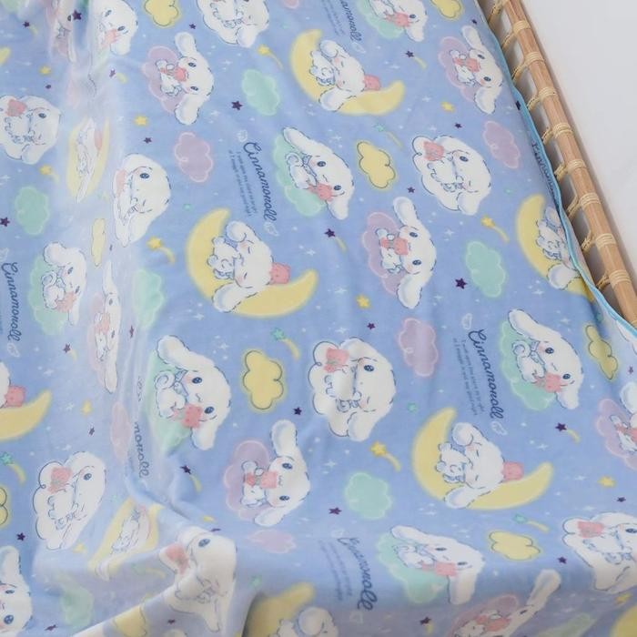 SELIMUT CINNAMOROLL BIRU BLANKET IMPOR