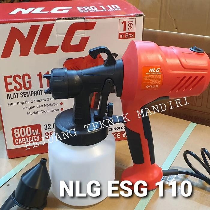 Spray Gun Electric Nlg Esg 110 / Alat Semprot Cat Elektrik Nlg Esg 110