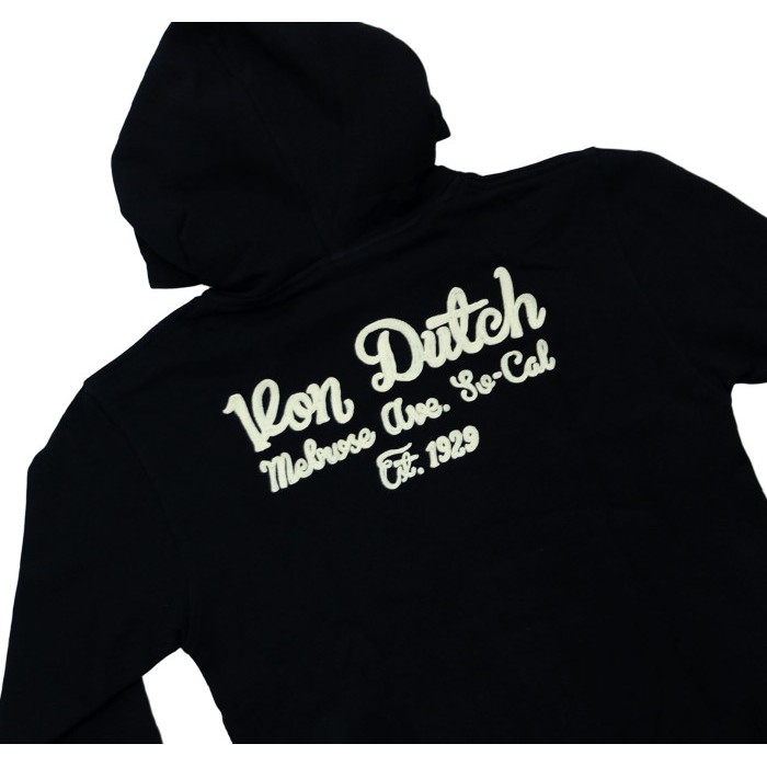 Von Dutch Zipper Hoodie 1185 Black