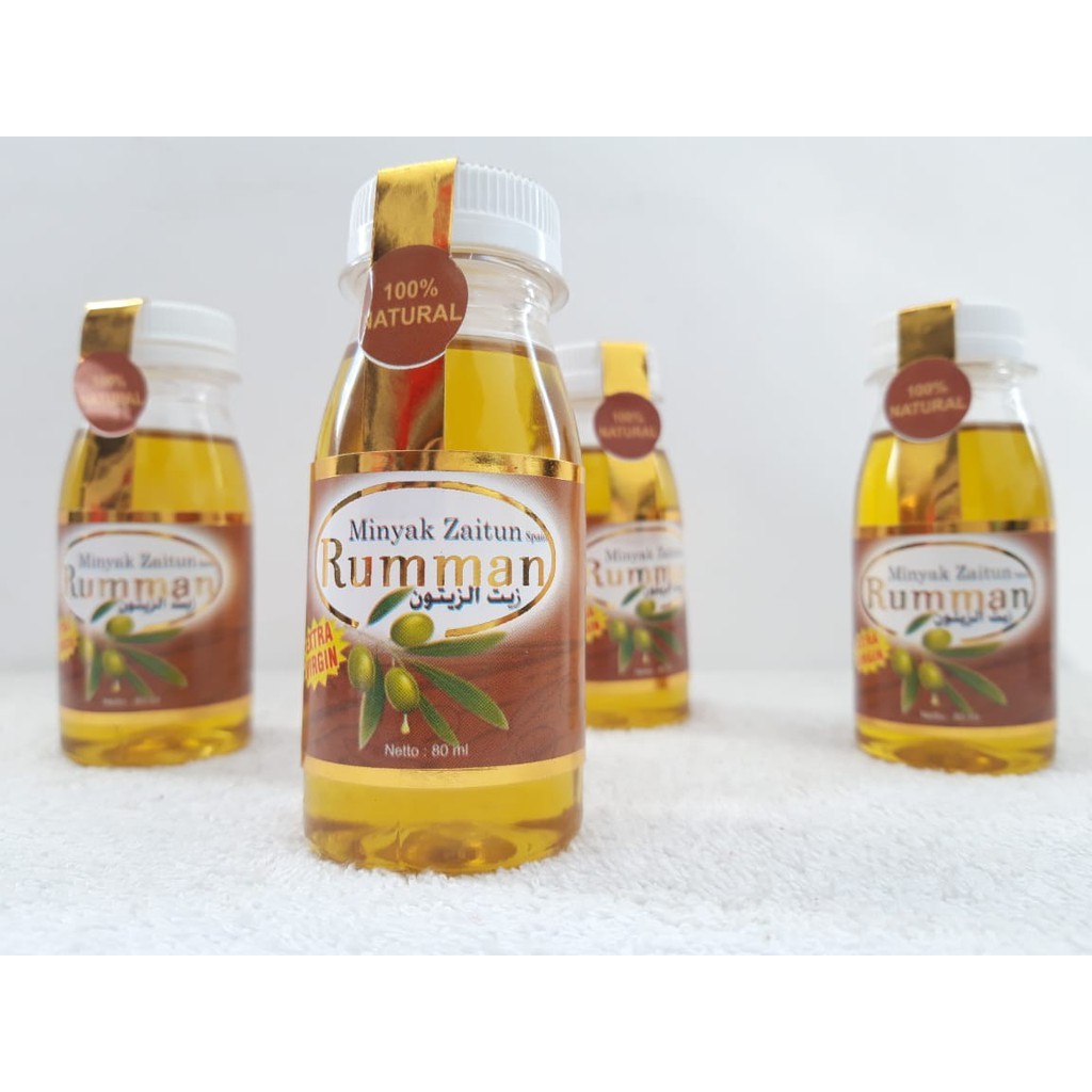 Zaitun Rumman 80ML - Minyak Zaitun Rumman Extra Virgin Olive Oil 80 ml | Minyak Zaitun Murni EVO
