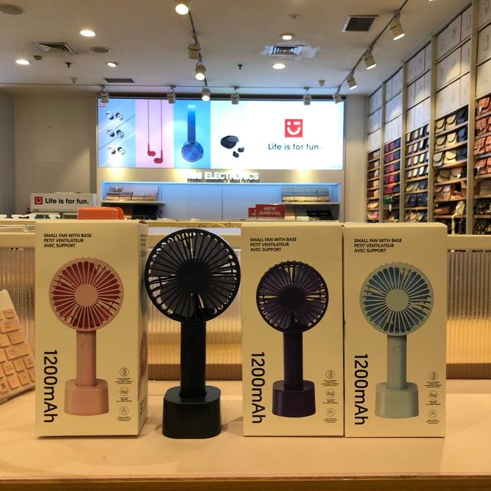 KIPAS PORTABLE - MINISO MINI FAN PORTABLE 1200mAh