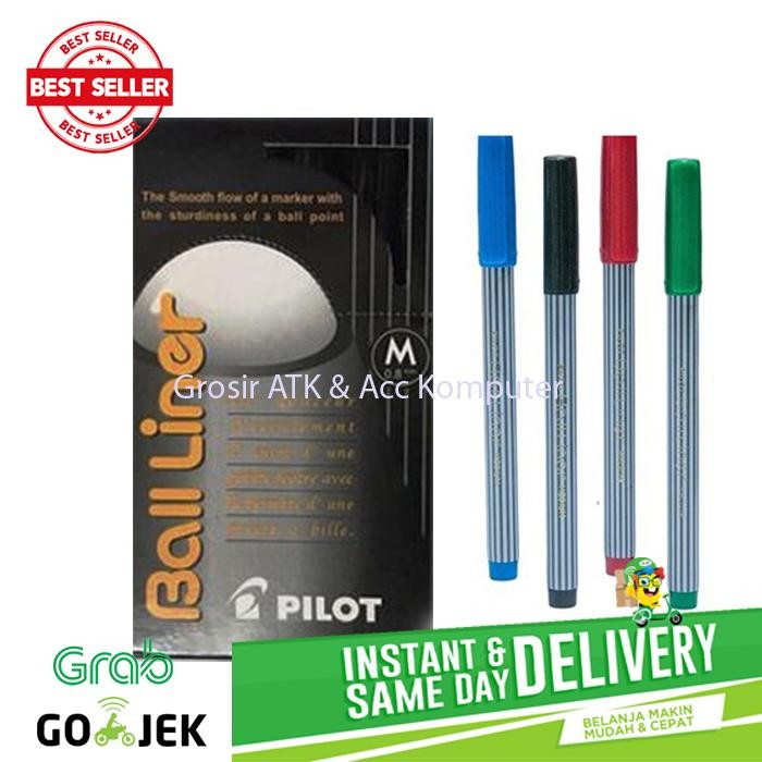 

Pulpen Pilot Baliner 0.8 mm Pulpen Ball Liner Tanda Tangan original