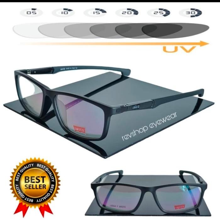 frame kacamata pria levis all black [mutu terbaik]