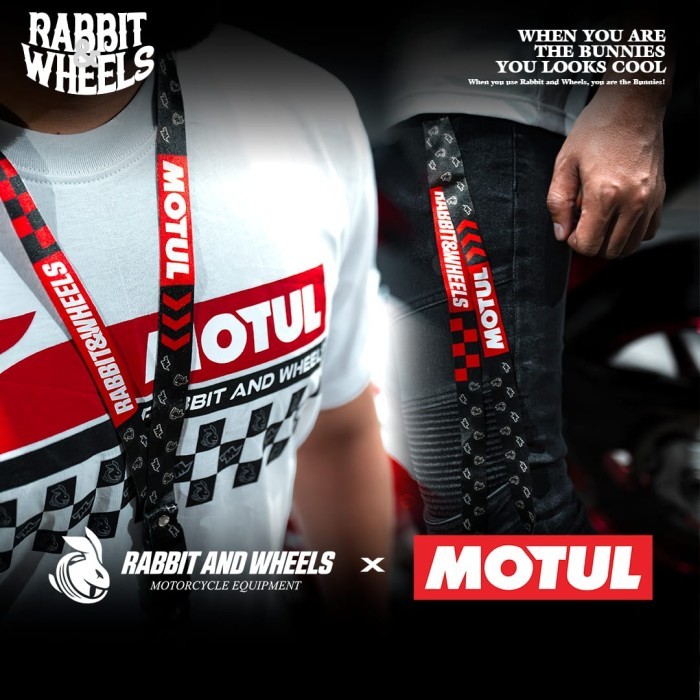 

LANGSUNG DIPROSES RABBIT AND WHEELS X MOTUL LANYARD