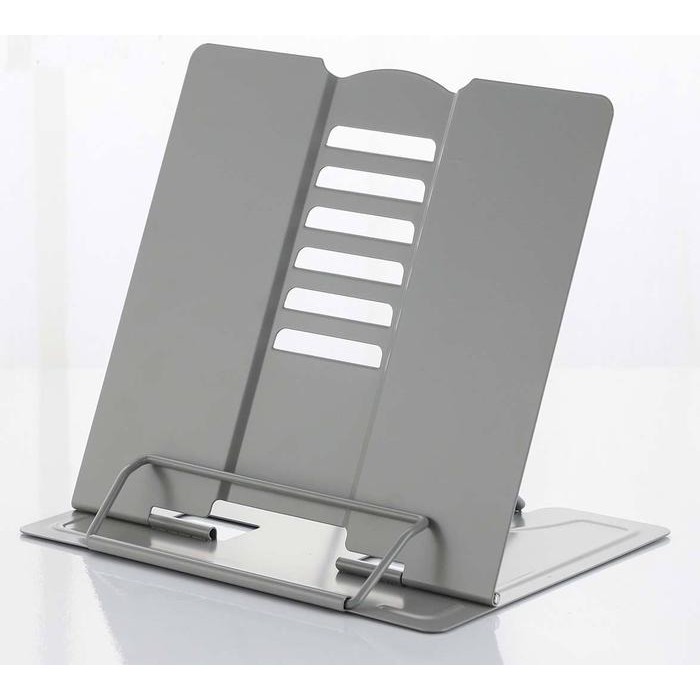 

Ready- Triple W Portable Metal Adjustable Book Holder Penyanggah Buku Majalah