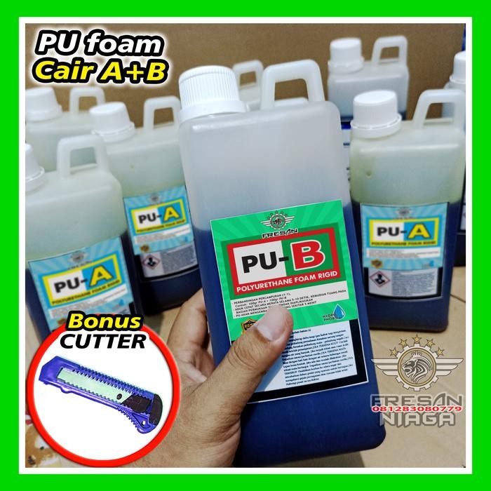 CAIRAN PU-A DAN PU-B POLYURETHANE FOAM RIGID BUSA PADAT BAHAN INSULASI
