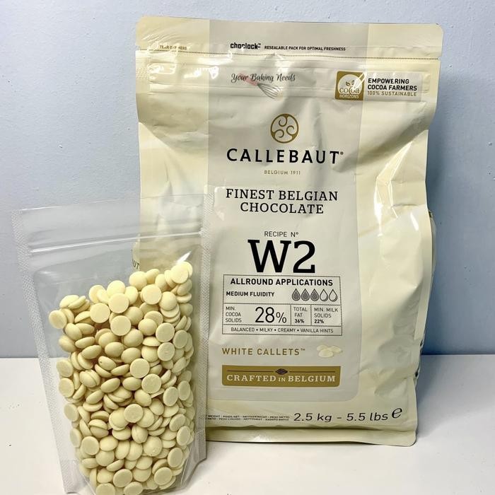 

InstanTanyadulu- callebaut white chocolate couverture w2Nv 100 gr