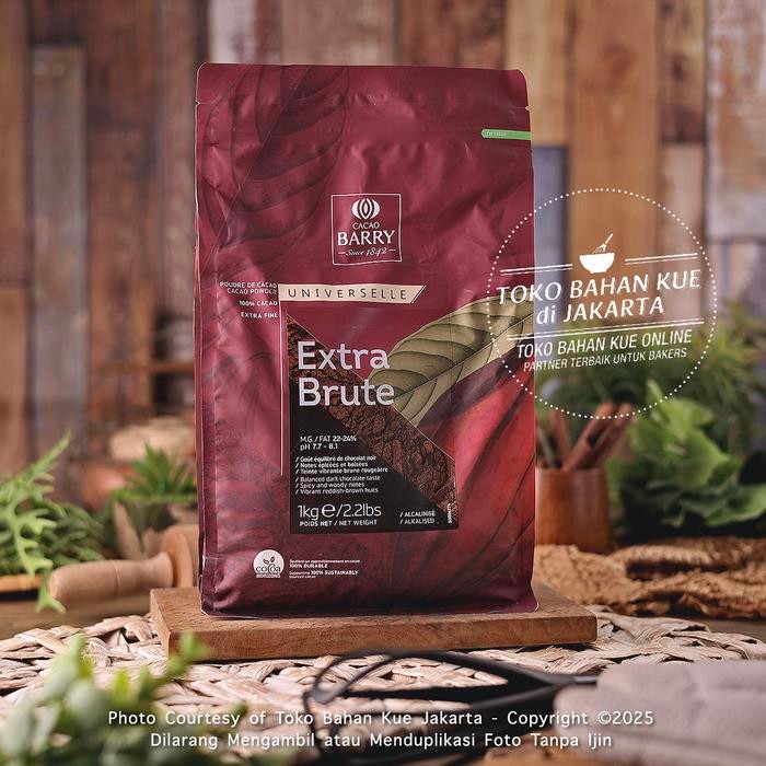 

InstanTanyadulu- Cacao Barry - Extra Brute Pure Cocoa Powder 1kg Cokelat Bubuk Coklat