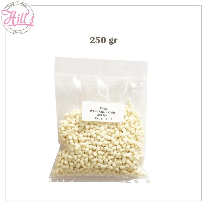 

InstanTanyadulu- Tulip White Chocolate Chips ( Repack ) 100 gr, 250 gr & 500 gr