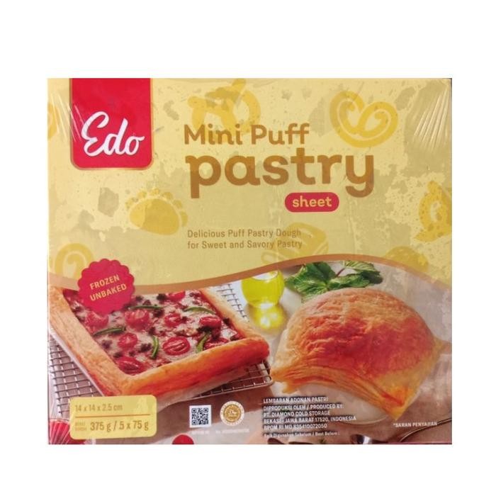 

InstanTanyadulu- Puff Pastry Sheet Frozen Zuppa Soup Edo 375 Gram 375gr / Kulit Pastry Siap Pakai