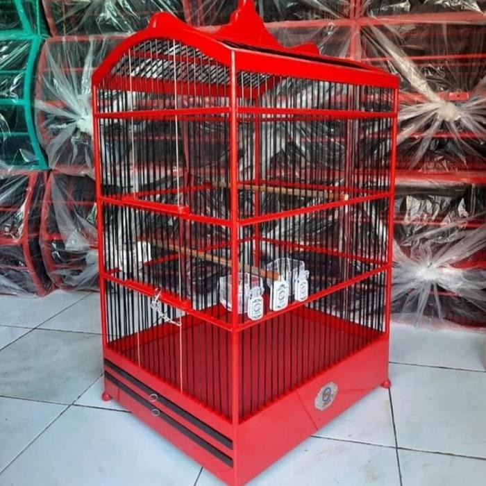 Sangkar Kotak Ebod Jaya Merah terbaru