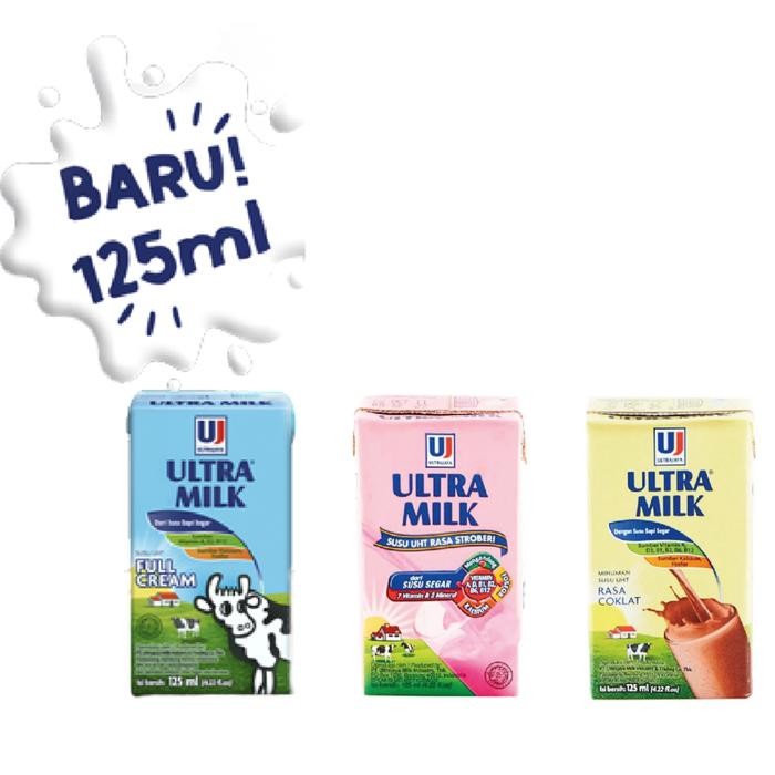 

Lalaa_Store Susu Ultra Milk UHT 125ml per karton isi 40pcs