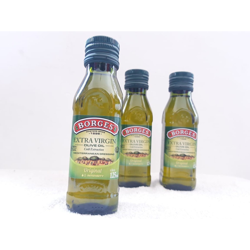 BORGES 125ML - Minyak Zaitun Ekstra Virgin Oil Borges - Minyak Zaitun Asli Bisa Buat Masak