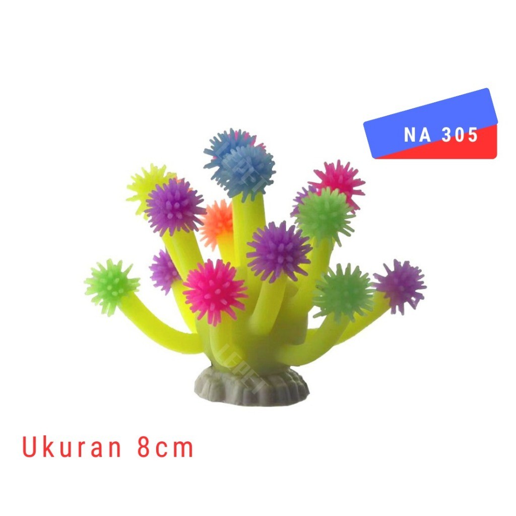 LEPET Hiasan rium NA3/303/305-8 Anemon Kecil Hiasan Jelly Silikon rium