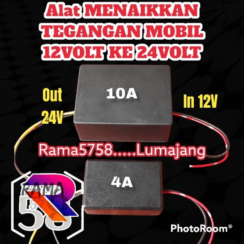 MENAIKKAN TEGANGAN 12V KE 24V DC-DC