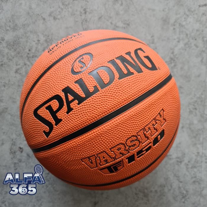bola basket spalding tf-150 / tf150 / tf 150 rubber outdoor original [kualitas terbaik]