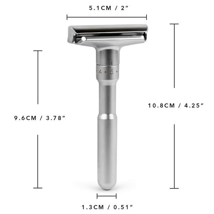 Safety Razor (Qshave) / Double Edge Razor / Alat Cukur Eco Friendly