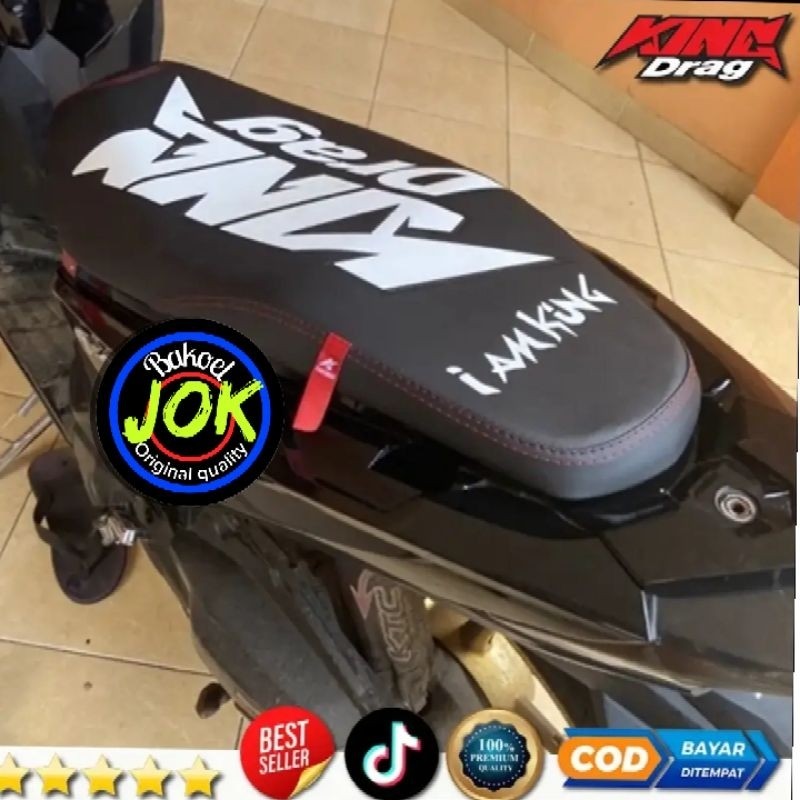 KULIT JOK MOTOR KING DRAG ORIGINAL PREMIUM. VARIO/PCX/AEROX/NMAX