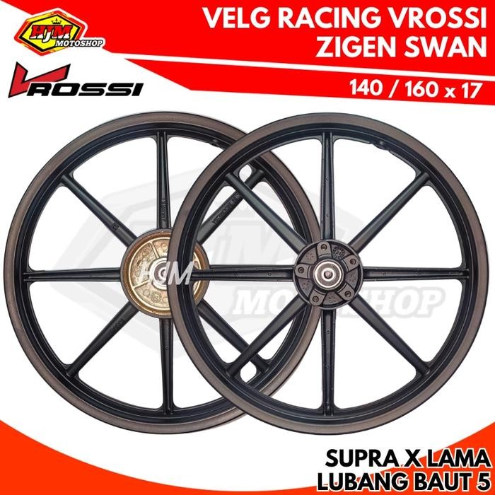 VELG RACING SUPRA X LAMA CAKRAM BAUT 5 VROSSI PALANG 8 ZIGEN SWAN