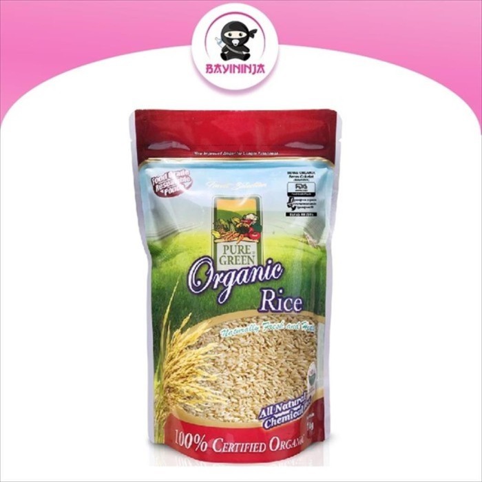 

InstanTanyadulu- PURE GREEN Beras Organik Beras 1 kg