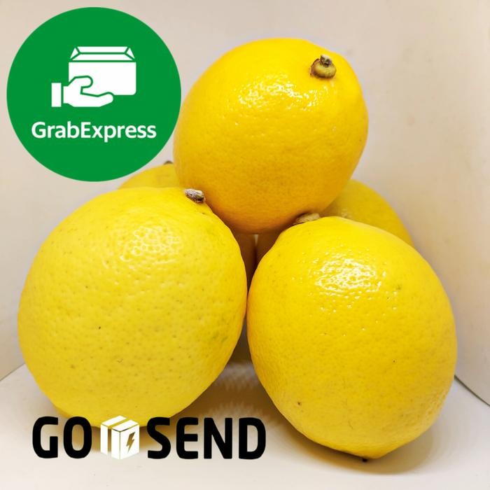 

InstanTanyadulu- Lemon California Kuning 1 KG Ukuran Besar Fresh