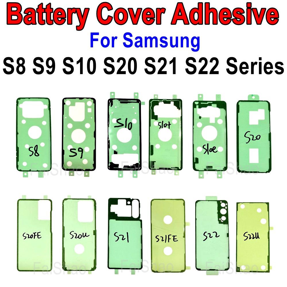 Battery Back Cover Adhesive Sticker Glue For Samsung Galaxy S8 S9 + S10 5G S10E Lite S20 Ultra S20U