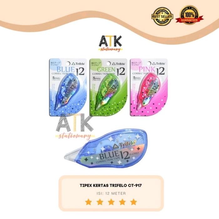 

ID CORRECTION TAPE JOYKO CT-522 TIP-EX KERTAS 12 METER (1 LUSIN) ATK