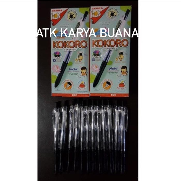 

ID ZEBRA KOKORO 0.5 BLACK ( 1 LUSIN )