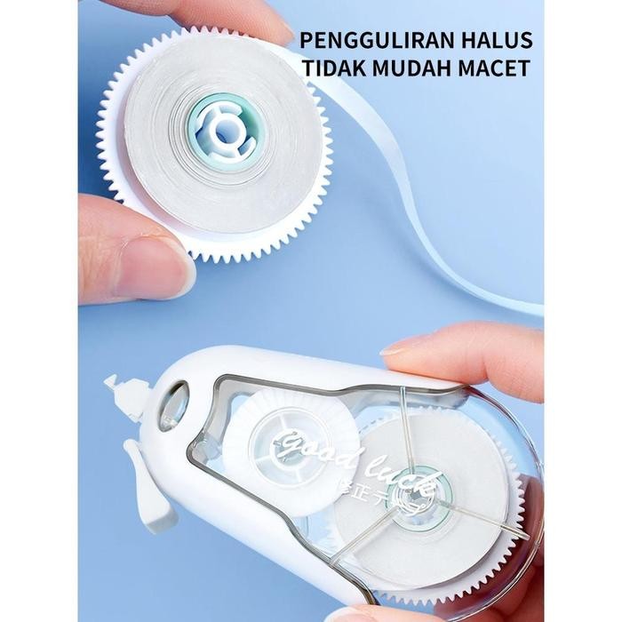 

ID CORRECTION TAPE / TIPE X KERTAS AESTHETIC/ PITA KOREKSI 12METER WARNA PASTEL TIDAK MUDAH
