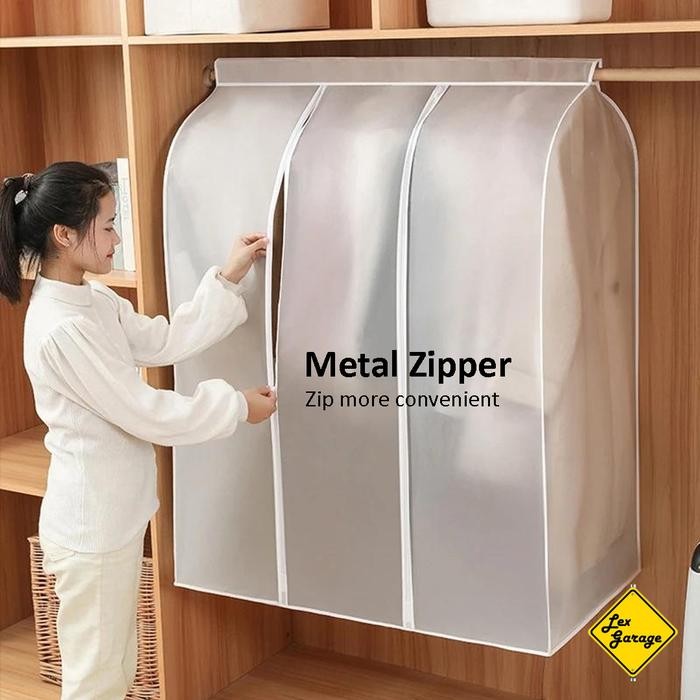 COVER PLASTIK BAJU GANTUNG PLASTIK PENUTUP PAKAIAN SARUNG BAJU JAS