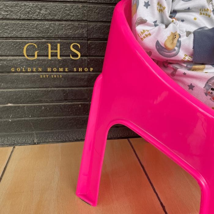 Bangku Senderan Pink Plastik Anak Kursi Senderan Chair Lion Star *