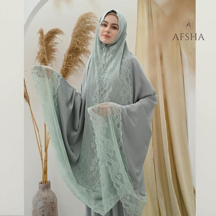 Mukena Afsha Silk Premium Afsha Hampers With Box