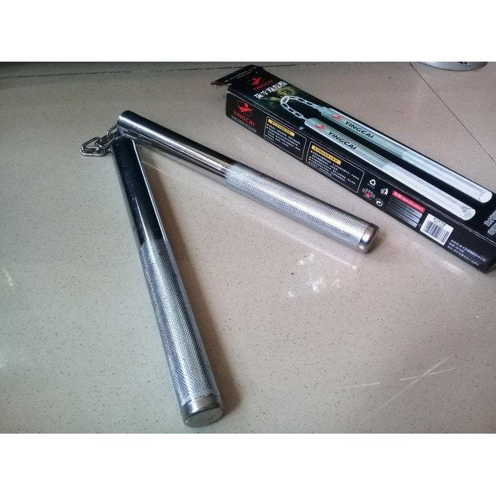 Double Tongkat Besi Silver Chrome  Ying Cai / Jian Wu