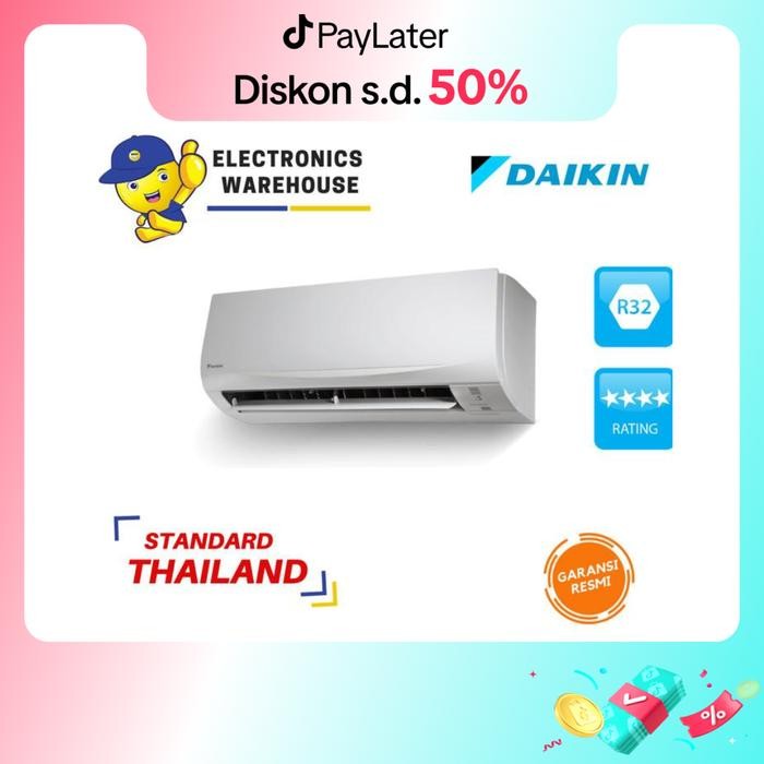 AC DAIKIN 1 PK STANDARD THAILAND STC25NV FTC25NV14 RC25NV14 UNIT SAJA