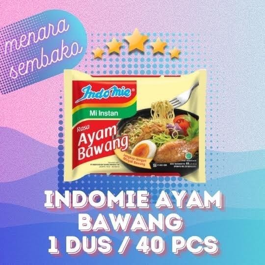 

MIN001 - INDOMIE BAWANG // SOTO // KARI // GORENG 1 DUS PROMO 1.1 WIB MURAH