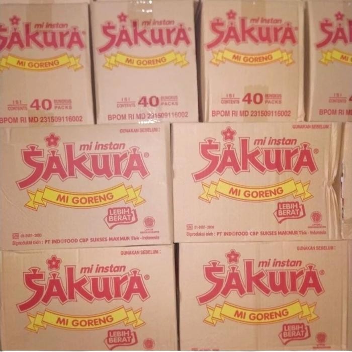 

1 DUS MIE SAKURA GORENG ISI 40 PCS MIE GORENG INSTAN NOODLES FOOD MAKANAN AYAM SOTO PEDAS