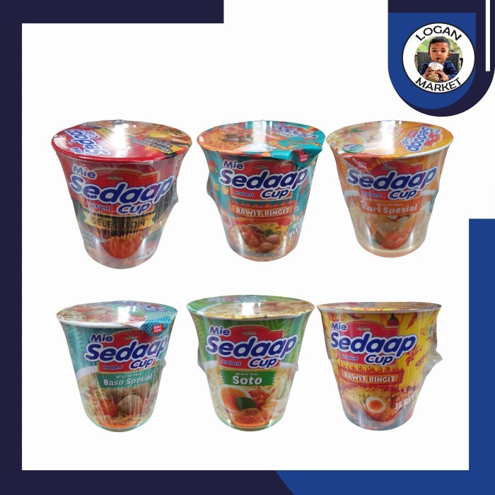 

SEDAP SEDAAP MIE MI CUP GORENG KUAH ALL VARIANT