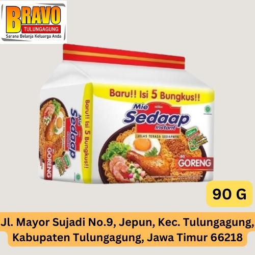 

BRAVO SUPERMARKET TULUNGAGUNG - MIE SEDAP GORENG ISI 5