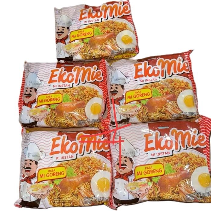 

5PCS EKO MIE INSTAN GORENG - MAKANAN SIAP SAJI - FOOD, NOODLES