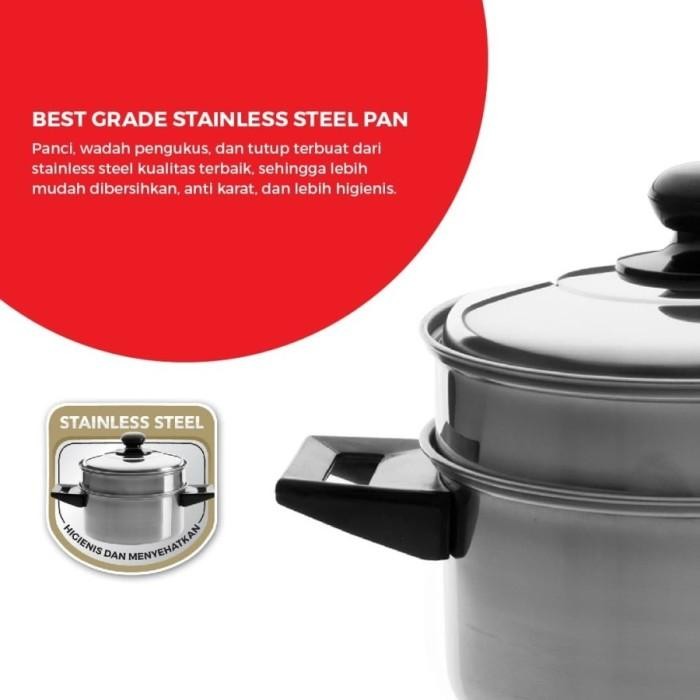 Ready- Maspion Mec-2750 Multi Cooker Mec2750 Mec 2750 Panci Listrik Eletrik