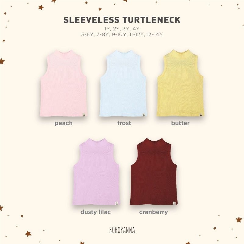 Bohopanna Sleeveless Turtleneck