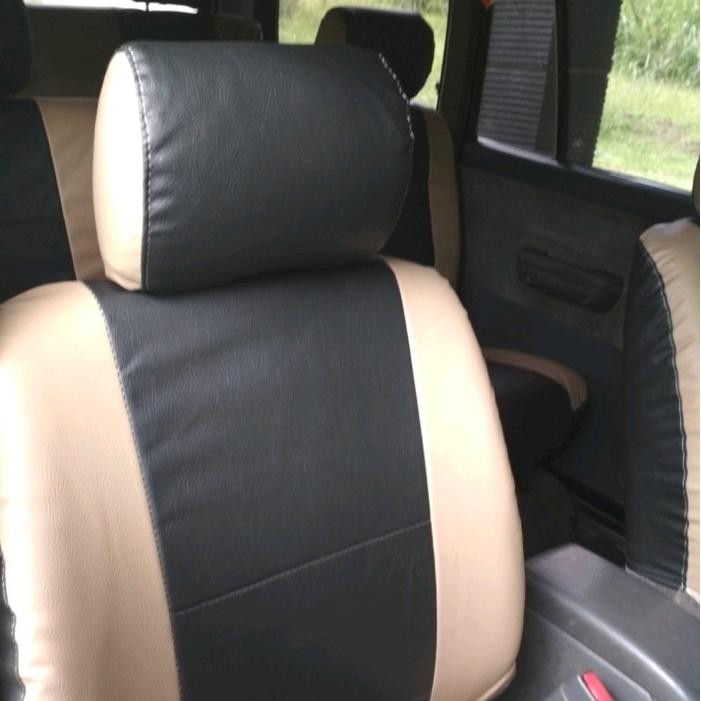 sarung jok mobil kijang Lgx Kapsul grand extra sgx krista 3 baris full set - kulit sintetis Car