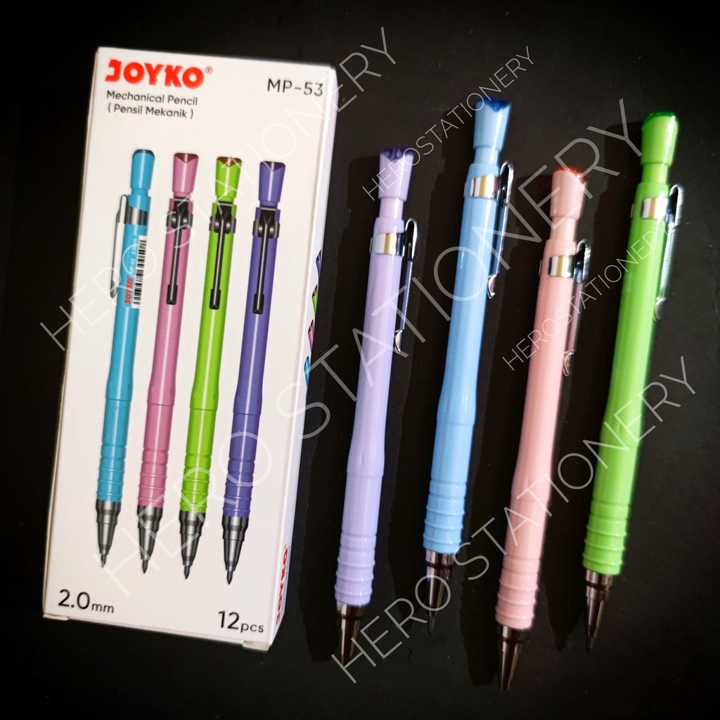 

Pensil mekanik casing pastel 2 mm MP-53 . 12 unit