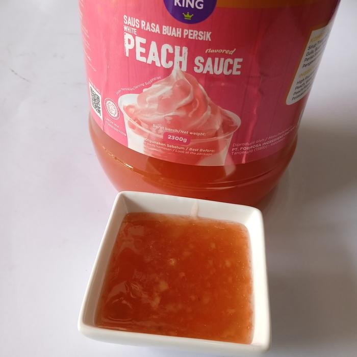 

Kualitas No1 White Peach Sauce / Jam Boba King