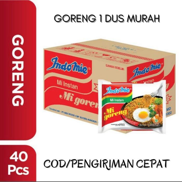 

Kualitas Terjamin Indomie Goreng Special Mie Instan 85G/ 40Pcs/ Karton/ Dus
