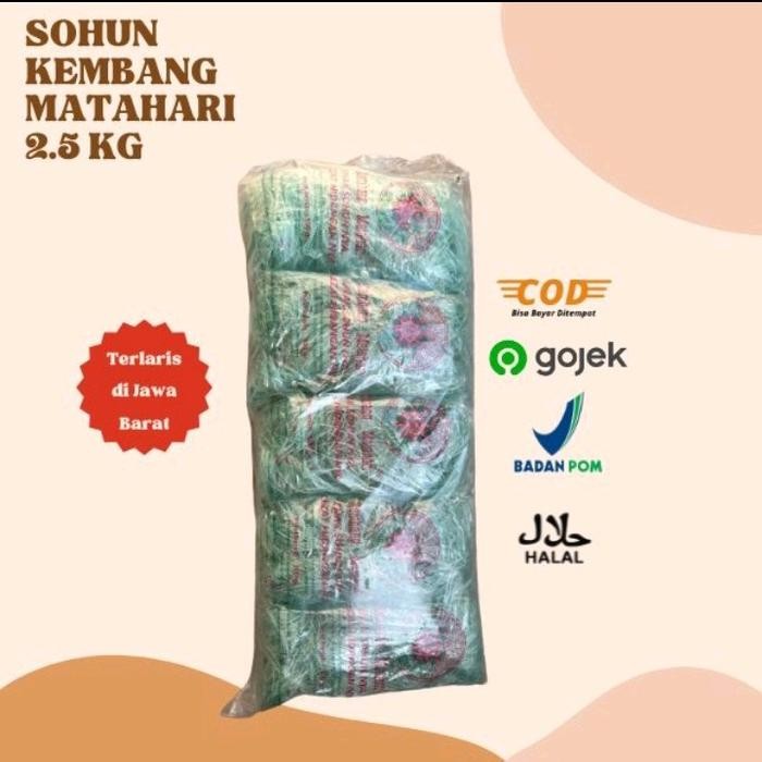 

Promo Terbatas Sohun Kembang Matahari Putih 2,5 Kg / Halal / Sohun Premium Lembut Dan Kenyal / Sohun