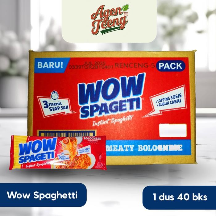 

Best Seller Wow Spaghetti Bolognese 1 Dus 40 Pcs