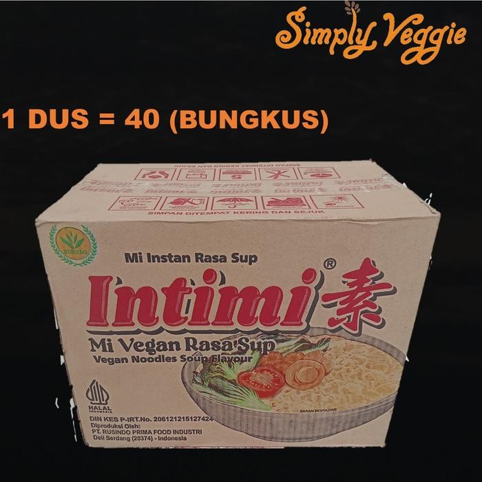

Kualitas No1 Intimi Mie Instan Vegetarian Instant Noodles Vegan 1 Dus 40 Bungkus